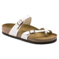 Birkenstock Recovery Slide Sandal with Toe Loop - Mayari - White, 40