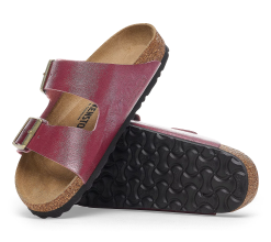 Birkenstock Two-Strap Recovery Slide Sandals - Arizona - Berry Crush, 44