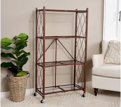 Pop-It 4 Tier Collapsible Wire Rack - Bronze