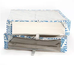 Periea Set of 2 Large Slim Storage Boxes with Gliders