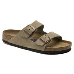 Birkenstock Two-Strap Comfort Footbed Slide Sandal - Arizona - Taupe, 43