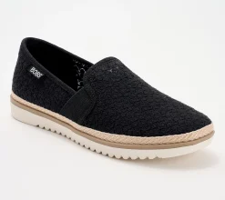 Skechers Bobs Flexpadrille Low Washable Vegan Loafers - Black, 10M