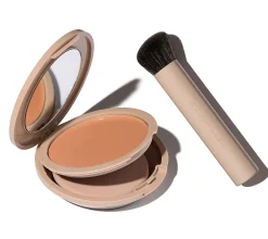No Makeup Makeup 4-in-1 Foundation with Brush - Porcelain