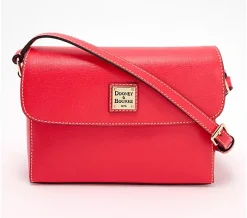 Dooney & Bourke Saffiano Leather Rena Flap Crossbody