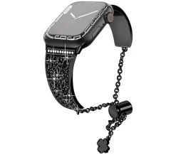 WorryFree Gadgets Apple Watch 42/44/45mm Metalystal Band