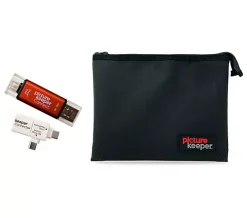 Picture Keeper Connect 64GB Storage Device w/ Fire & Water Resistant Pouch