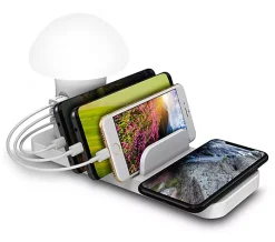 Alternative view of Trexonic 3-in-1 Desk Organizer w/ Wireless Charging Station