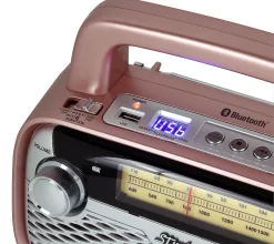 Alternative view of Studebaker Retro AM/FM Bluetooth Rechargeable Radio