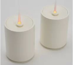 Illure Rechargable Set of 2 Vapor JetFlame - Pearl Ivory