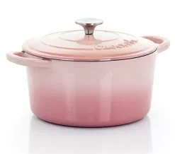 Crock-Pot 5 Quart Enameled Cast Iron Dutch Oven with Lid
