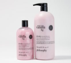 philosophy fresh, creamy & sweet shower gel duo