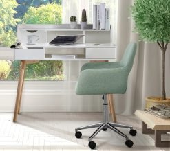 Alternative view of Teamson Home Fabric Swivel Home Office Chair, Mint