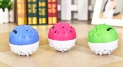 Alternative view of Dog leaking toy