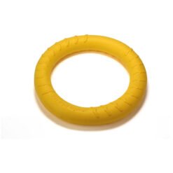 Pet Dog Training Toy Pull Ring - Yellow