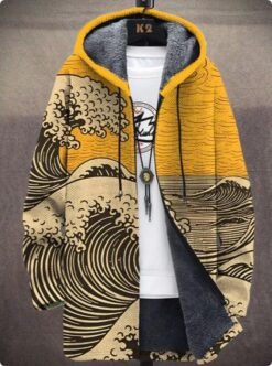 Men's Winter Printed Plush Lining  Thick And Windproof - Style 4, S