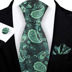 Jacquard-embroidered Cashew Flower Tie - 8YT01