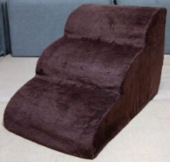 Three-tier training play stairs - Coffee slope, 60x42x39CM