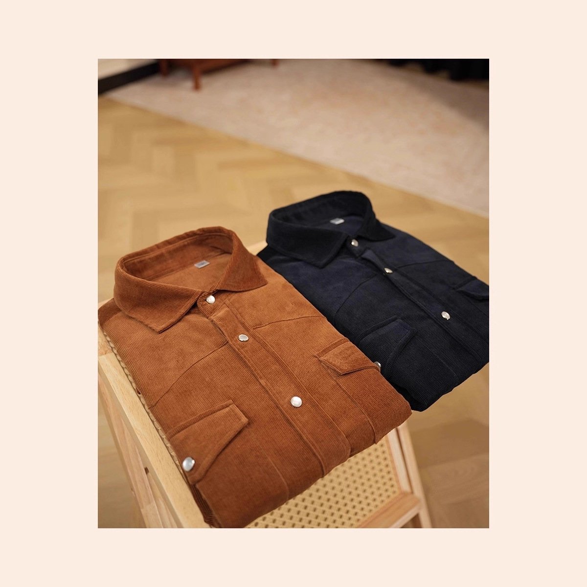 Mens Casual Business Shirt Made From Pure Cotton With A Lampwick Weave For Everyday Wear - Image 6