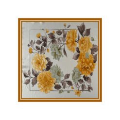 High-end Springsummer Square Scarf - Yellow, 70x70cm