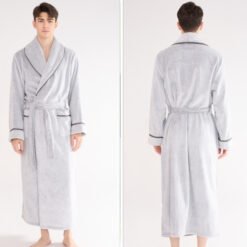 Thick Night-robe Flannel Couple Models