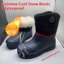 Outdoor Wool Snow Boots For Cold Weather Insulated Work Boots - Footed, 41