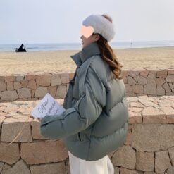 Alternative view of Stylish Short Koreanstyle Down Jacket For Women