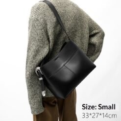 Large Silver Bag For Men A Niche Designer Piece - Small Size