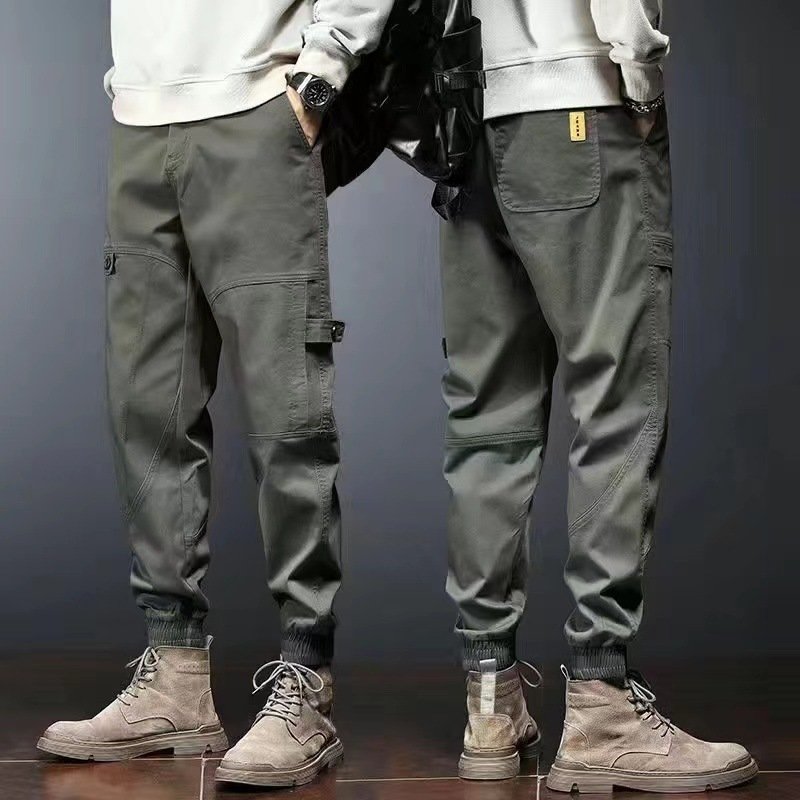 Mens Retro Loose-fit Casual Athletic Pants - Image 8