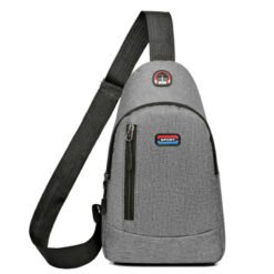 Large-Capacity Versatile Korean-Style Minimalist Casual Shoulder Bag - Gray