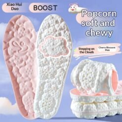 Ultra-soft Latex Pain-relief Insoles For Women - Cherry Blossom Powder, 41 to 42