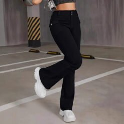 Elastic  Slim-Fit Versatile Womens Jeans