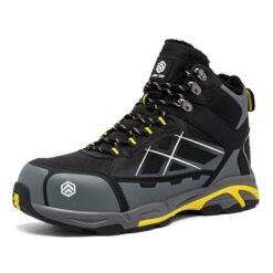 High-end Safety Shoes For Fall And Winter Crush-resistant, Puncture-proof Breathable And Lightweight - Yellow, 35