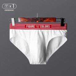 Low-rise Sexy Breathable Mens Shorts For Young Men - White, XXL