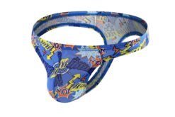 Men's Nylon Breathable Printed Shorts - Free Blue, M