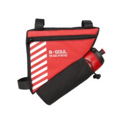 Cycling Triangle Bag For Storing Tools On Mountain And Road Bikes - Red, 20.5X18X5cm