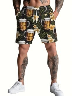Casual Men's Shorts Breathable - K087, XL