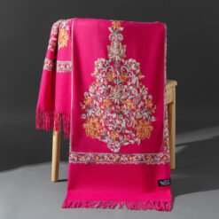 Ethnic-style Embroidered Knitted Shawl For Women