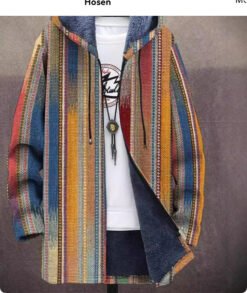 Men's Winter Printed Plush Lining  Thick And Windproof - Style 2, 4XL