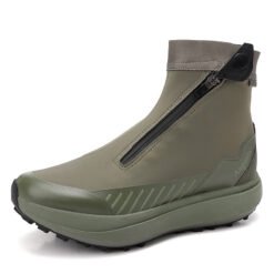 High-end Shock-absorbing Soft-soled Non-slip High-top Hiking Boots For Mountaineering - Army Green, 41