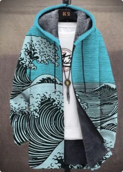 Men's Winter Printed Plush Lining  Thick And Windproof - Style 5, M