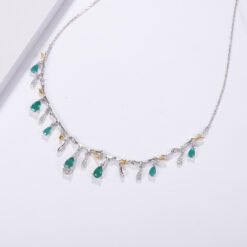 Alternative view of S925 Silver Natural Topaz Necklace