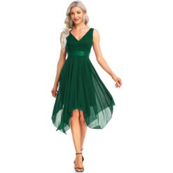 Women's Lace Chiffon Cocktail Ball Gown - Style4, US Size 14