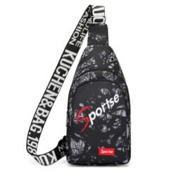 Casual All-match Backpack For Couples  Shoulder Crssbody Bag - Black