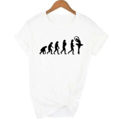 Womens Ballet Kid Crew Neck Plus-Size Short-Sleeve T-Shirt For Women - 8019731White, M