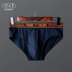 Low-rise Sexy Breathable Mens Shorts For Young Men - Navy Blue, M