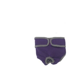Pet Dog Simple Velcro Physiological Pants - Purple, XL