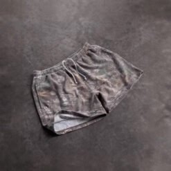 Harajuku Tree Branch Camo-Print Casual Shorts - Picture Color, M