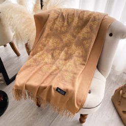 Cashew Flower Embroidered Scarf Shawl For Women