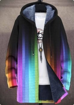 Men's Winter Printed Plush Lining  Thick And Windproof - Style 9, 3XL