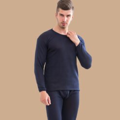 Men's Gold Velvet Autumn Clothes Trousers Plush And Thickened - Men Navy, XL